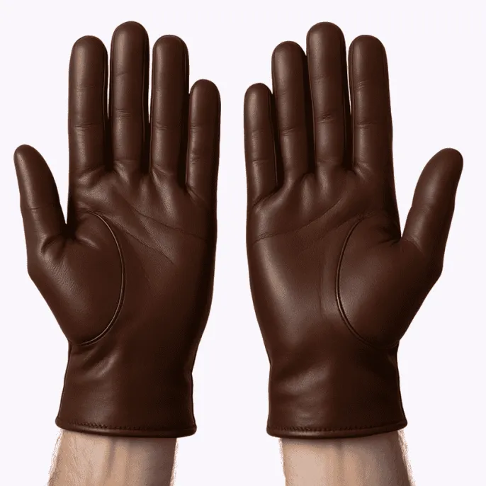 Мужские кожаные перчатки Erk & Co