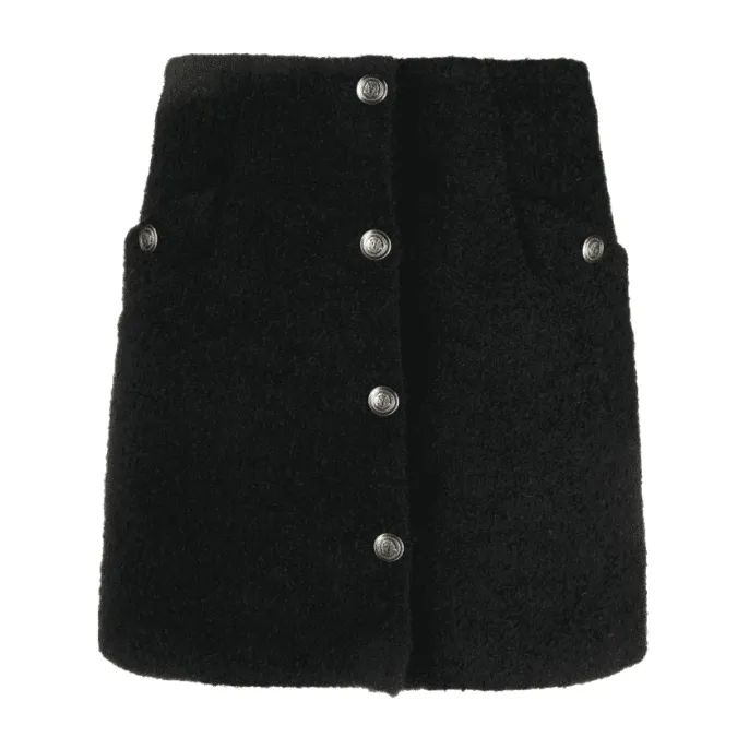 Юбка Nuvella черная мини (черная, размер M)
