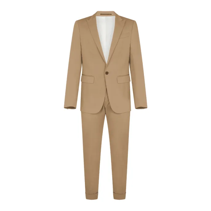 Костюм из смеси льна и хлопка Erk & Co (бежевый, размер L)