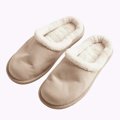 Женские тапочки меховые Nuvella (белые, размер 43)